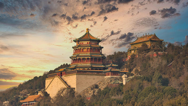 Sunset Over Summer Palace